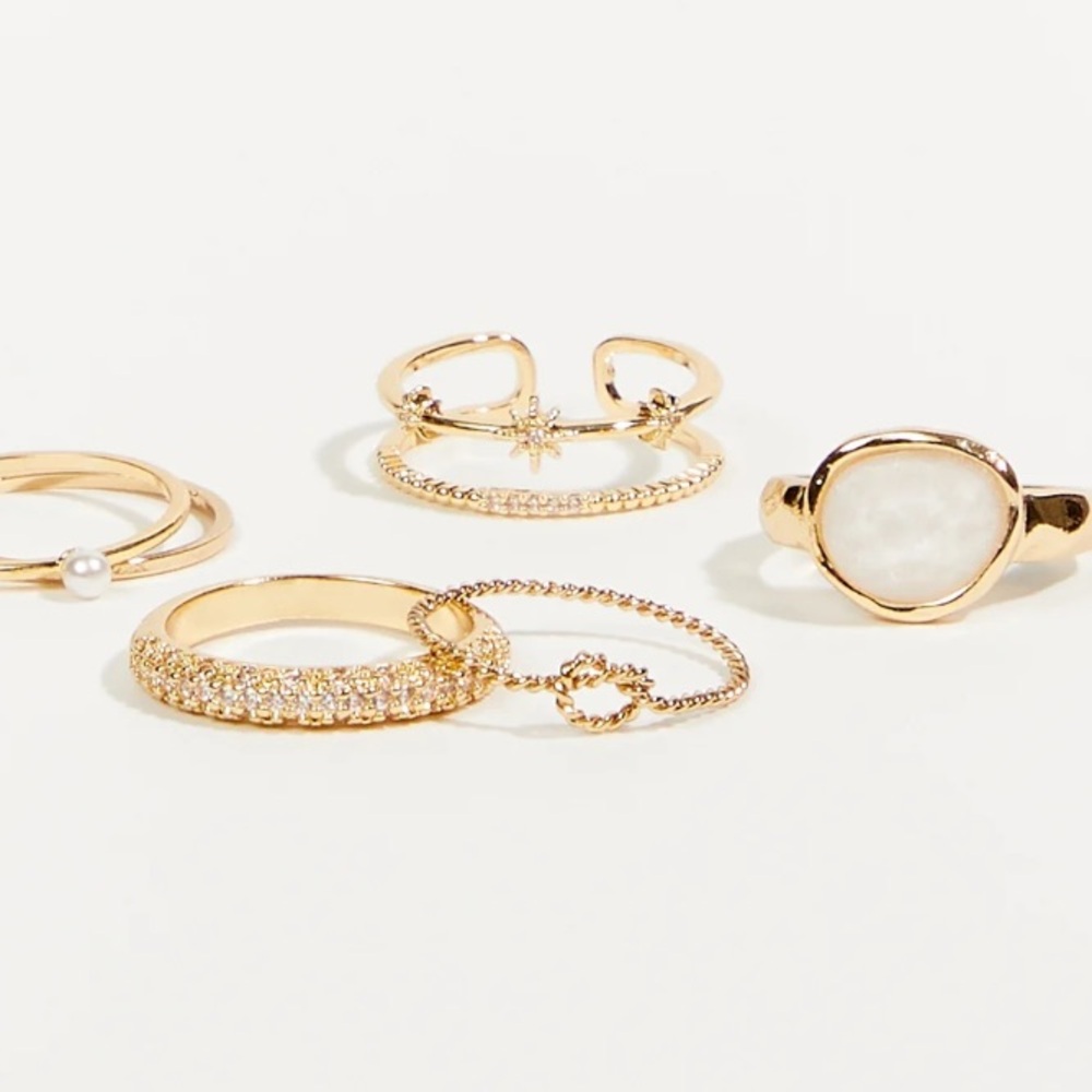 NWT Altar’d State Glitzy Ring 6 Pack